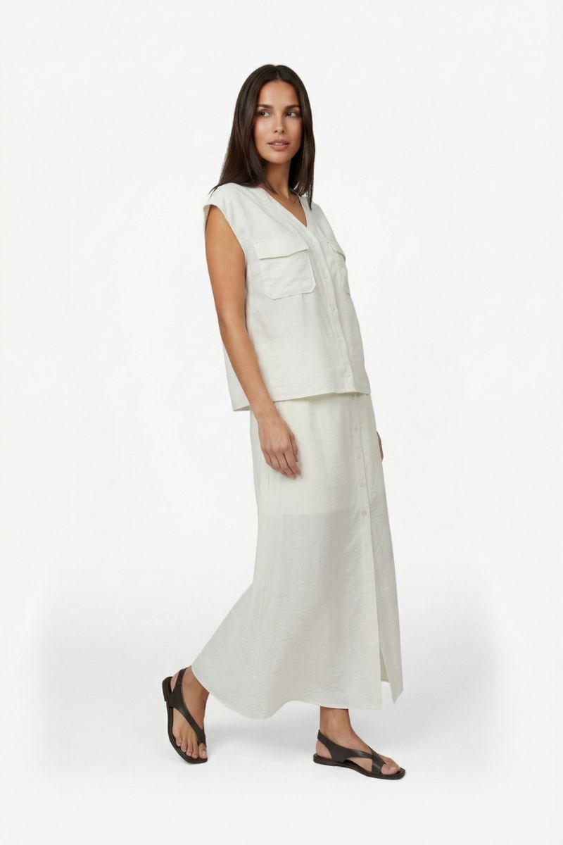 G-maxx Ondine Skirt Sand | Zomercollectie G-maxx